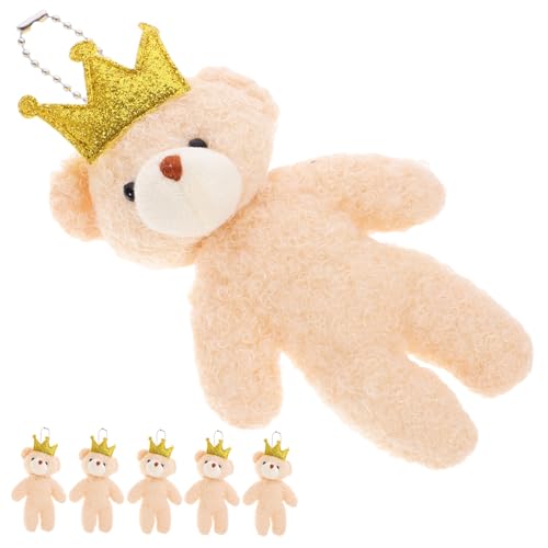 Abaodam 6Stücke Schlüsselanhänger Plüsch Für DIY Projekte Und Taschenanhänger Weiche Und Langlebige Puppen Aus Hochwertigem Plüschmaterial von Abaodam