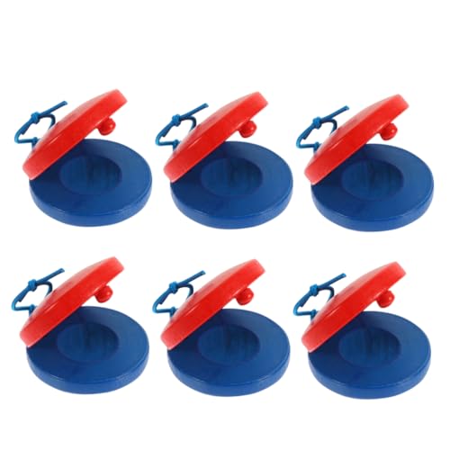 Abaodam 6Stücke Teiliges Holz Castanet für Musikalisches zur Frühen Umweltfreundliche Orff Instrumente für Jungen und Mädchen Tragbar für Park Perfektes Abaodam 6Stücke Teiliges Holz Castanet für Musikalisches zur Frühen Umweltfreundliche Orff Instrumente für Jungen und Mädchen Tragbar für Park Perfektes von Abaodam