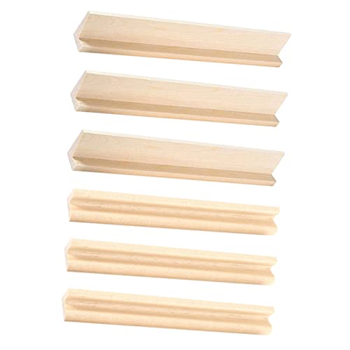 Abaodam 6Stücke Teiliges Holz Domino Stabiler Halter für Domino Spiele DIY Holzspielzeug für Kreative Bastelprojekte und Frühe Bildung Abaodam 6Stücke Teiliges Holz Domino Stabiler Halter für Domino Spiele DIY Holzspielzeug für Kreative Bastelprojekte und Frühe Bildung von Abaodam