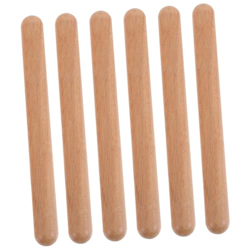 Abaodam 6Stücke Teiliges Rhythmusstöcke aus Holz für Musikinstrumente für Jahre Sicher und Langlebig für Rhythmus und Musikalisches Lernen Großartiges Kinderspielzeug Abaodam 6Stücke Teiliges Rhythmusstöcke aus Holz für Musikinstrumente für Jahre Sicher und Langlebig für Rhythmus und Musikalisches Lernen Großartiges Kinderspielzeug von Abaodam
