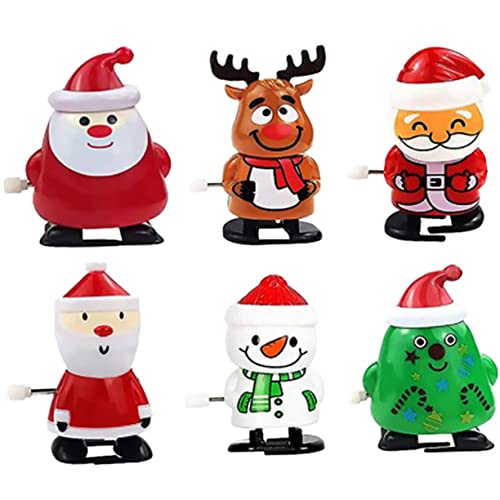 Abaodam 6stücke Weihnachtsmann Aufziehspielzeug Teiliges Lustiges Spielzeug Für Junge Mädchen Für Weihnachten Party-mitgebsel Fördert Spiel Und Hand-Augen-koordination Abaodam 6stücke Weihnachtsmann Aufziehspielzeug Teiliges Lustiges Spielzeug Für Junge Mädchen Für Weihnachten Party-mitgebsel Fördert Spiel Und Hand-Augen-koordination von Abaodam