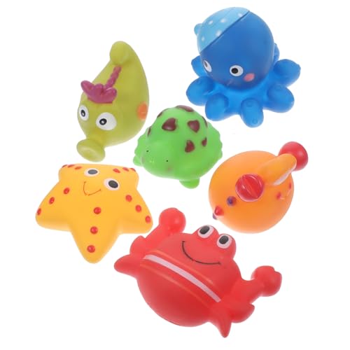 Abaodam 6-teiliges Badespielzeug Für Kleinkinder Für Jungen Und Mädchen Baby-wasserspielzeug-Set Badespielzeug Mit Meerestieren Robustes Und Sicheres Badespielzeug Für Kleinkinder Abaodam 6-teiliges Badespielzeug Für Kleinkinder Für Jungen Und Mädchen Baby-wasserspielzeug-Set Badespielzeug Mit Meerestieren Robustes Und Sicheres Badespielzeug Für Kleinkinder von Abaodam