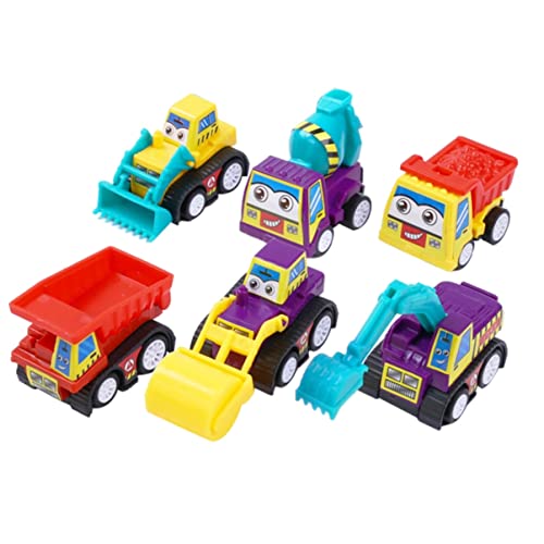 Abaodam 6er Set Mini Ingenieurfahrzeuge Friktionsbetriebenes Lernspielzeug Für Kleinkinder Bagger Bulldozer Dumper Und Betonmischer Zufälligen Farben Abaodam 6er Set Mini Ingenieurfahrzeuge Friktionsbetriebenes Lernspielzeug Für Kleinkinder Bagger Bulldozer Dumper Und Betonmischer Zufälligen Farben von Abaodam