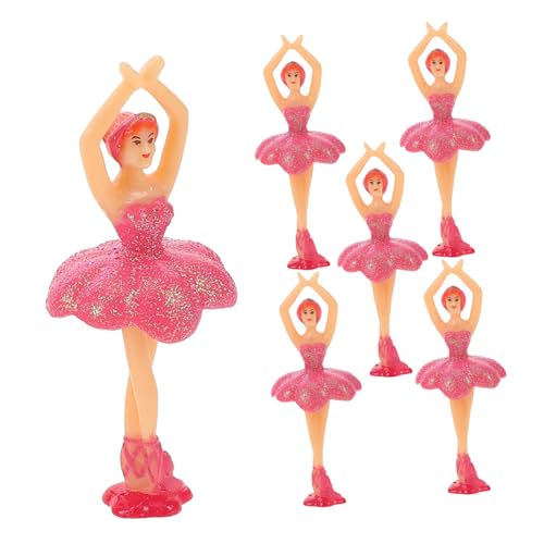 Abaodam 6pcs Ballerina Spieluhr Figuren Ballett für Kuchen Dekoration für Geburtstagsfeiern von Abaodam