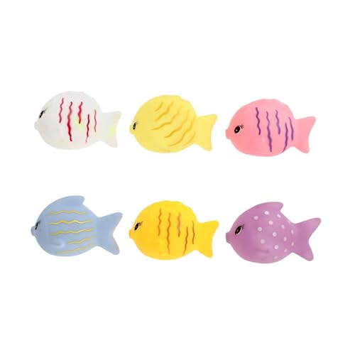 Abaodam 6st Badespielzeug Bad Schwimmen Schwimmendes Squeeze-badewannenspielzeug Süßes Fischspielzeug Wasserspielzeug Badezimmerspielzeug Fisch PVC Colorful Abaodam 6st Badespielzeug Bad Schwimmen Schwimmendes Squeeze-badewannenspielzeug Süßes Fischspielzeug Wasserspielzeug Badezimmerspielzeug Fisch PVC Colorful von Abaodam