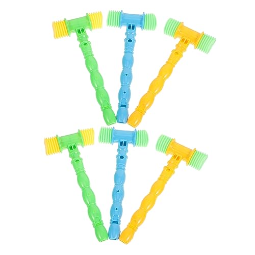 Abaodam 6st Bb Hammer Quietschend Pochendes Lautes Hammer Aufblasen Babyhammer Aufblasbarer Hammer Kleinkinder Kunststoffhammer Musikspielzeug Abs von Abaodam
