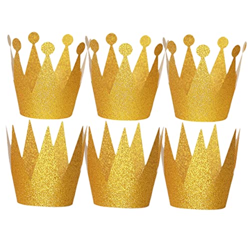 Abaodam 6st Kronenhut Cupcake Topper Für Den Vatertag Geburtstagskronen Partyteller Geburtstagshut Hüte Zur Geburtstagsfeier Alles Zum Geburtstag Hut Kappe Papier Golden Abaodam 6st Kronenhut Cupcake Topper Für Den Vatertag Geburtstagskronen Partyteller Geburtstagshut Hüte Zur Geburtstagsfeier Alles Zum Geburtstag Hut Kappe Papier Golden von Abaodam