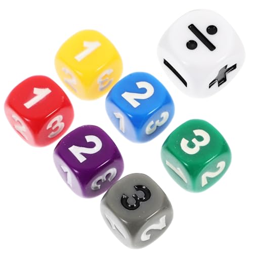 Abaodam 7 Stück Arithmetische Würfel Spielwürfel Rollenspiel Würfel würfel stapeln Mathe lernwürfel Lernhilfe für Zeichenwürfel Würfelzählspiel Acryl Abaodam 7 Stück Arithmetische Würfel Spielwürfel Rollenspiel Würfel würfel stapeln Mathe lernwürfel Lernhilfe für Zeichenwürfel Würfelzählspiel Acryl von Abaodam