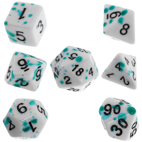 Abaodam 7 Stück Würfel Spielzubehör Würfelspiele Partyspielwürfel Spielrequisite Große Würfel Partywürfel Brettspielwerkzeug Große Würfel Unterhaltungswürfel Spielwürfel Requisiten von Abaodam