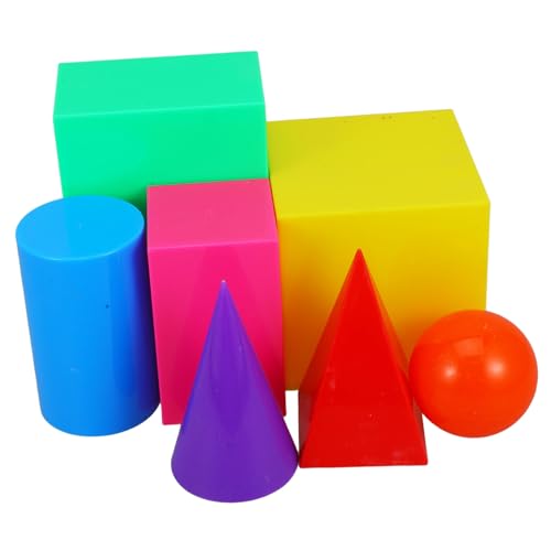 Abaodam 7 Stück Geometriemodell Kombinierte Lehrmittel Bausteine der Früherziehung Bausteine Geometrisches Modell Mathematisches Modell Colorful Abaodam 7 Stück Geometriemodell Kombinierte Lehrmittel Bausteine der Früherziehung Bausteine Geometrisches Modell Mathematisches Modell Colorful von Abaodam