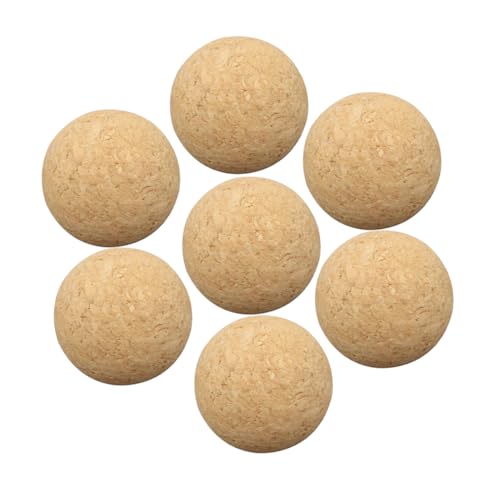 Abaodam 7 Stück Kicker Zubehör fußball Mini-Fußbälle als Gastgeschenke Kickertischabdeckung Tischkicker Ersatz Ersatzbälle für Kickerbälle Foose-Tisch Balllauf Korkkugeln Holz Beige Abaodam 7 Stück Kicker Zubehör fußball Mini-Fußbälle als Gastgeschenke Kickertischabdeckung Tischkicker Ersatz Ersatzbälle für Kickerbälle Foose-Tisch Balllauf Korkkugeln Holz Beige von Abaodam
