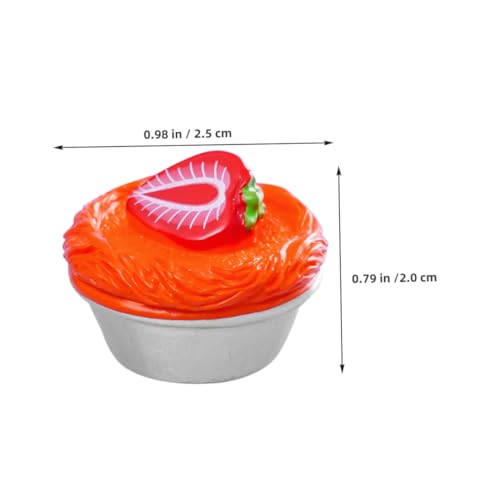 Abaodam 7 Stück Realistische Miniatur Kuchendekoration Teiliges Künstliche Fake Kuchen Tiny Cake Für DIY Bastelprojekte Puppenhaus Zubehör Geschenkidee Für Sammler Und Kreative von Abaodam