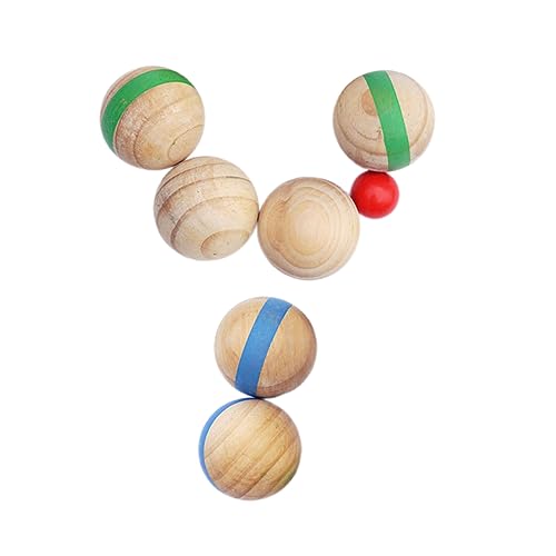 Abaodam 7 Stück Teiliges Holz Gras Rollball für Glatte Oberfläche Sicher für Hände Vielseitig zum Werfen Kicken für Outdoor Sport und Familienfeiern Abaodam 7 Stück Teiliges Holz Gras Rollball für Glatte Oberfläche Sicher für Hände Vielseitig zum Werfen Kicken für Outdoor Sport und Familienfeiern von Abaodam
