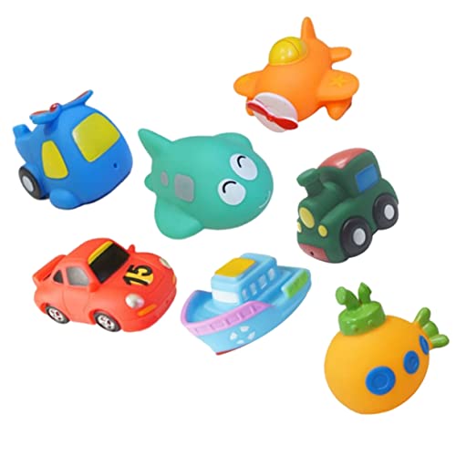 Abaodam 7St Wassersprühspielzeug Spielzeug für Kleinkinder Spielzeug Cars Auto Badespielzeug für Babys Badespielzeug für Kinder Badewanne Spielzeug Quietschende Badespielzeuge singen von Abaodam
