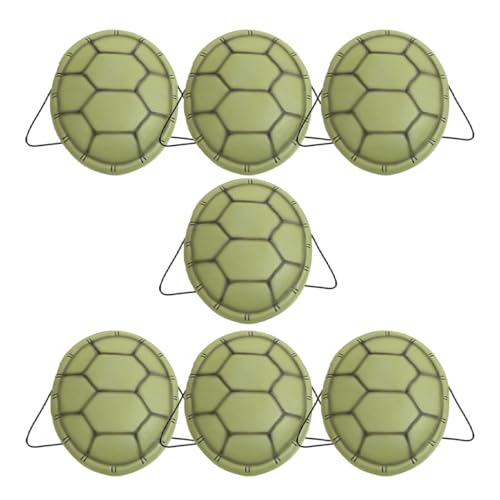 Abaodam 7stücke Turtle Shell Kostümset Für Halloween Und Kostümpartys Teiliges Eva Schildkrötenpanzer-requisit Mit Realistischem Design Leicht Und Tragbar Für Erwachsene von Abaodam
