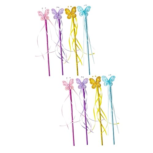 Abaodam 2sets Mädchen Party Spielzeug Fee Zauberstäbe Handwerk Schmetterlinge Design Handheld Requisiten 4 Stücke * 2 Abaodam 2sets Mädchen Party Spielzeug Fee Zauberstäbe Handwerk Schmetterlinge Design Handheld Requisiten 4 Stücke * 2 von Abaodam