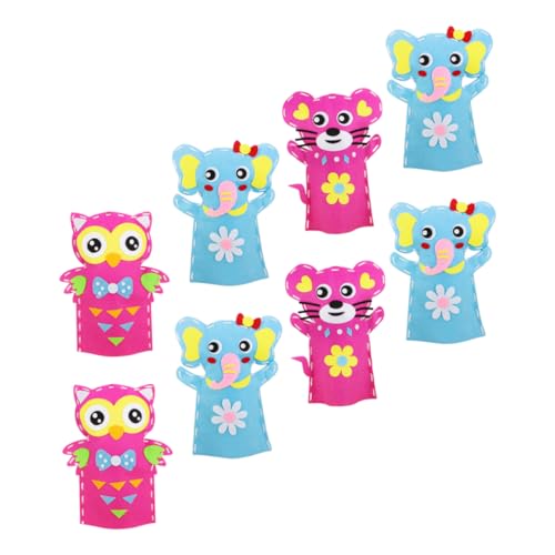 Abaodam 8 Sets DIY Tierhandpuppe Kinderstrumpf Kinderspielzeug Die Marionetten Puppen Outdoor Handarbeitsspielzeug Handpuppenherstellungszubehör DIY Puppenspielzeug Vlies Abaodam 8 Sets DIY Tierhandpuppe Kinderstrumpf Kinderspielzeug Die Marionetten Puppen Outdoor Handarbeitsspielzeug Handpuppenherstellungszubehör DIY Puppenspielzeug Vlies von Abaodam