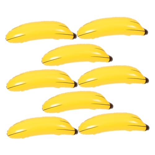 Abaodam 8 Stück Aufblasbares Bananenspielzeug Aufblasbare Banane Freches Bachelorette Party Zubehör Bananenkostüm Aufblasbare Zitrone Bachelorette Bananendüsen Bananenspiel von Abaodam