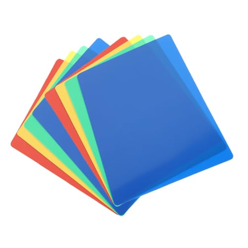 Abaodam 8 Stück Farbige Trägerplatte aus Mauerwerk Gekritzel Polymer -Tonwerkzeuge Töpfermatte für Ton Sie Tonmatten für Basteln Placemats für Handwerksmatte Plastik von Abaodam