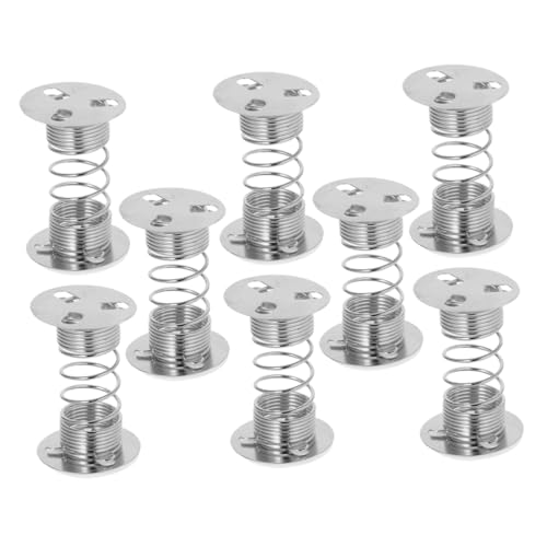 Abaodam 8 Stück Frühlingsbasispuppe schaufensterpuppe kopfschüttelnde Puppe Federversorgung Federn für das Handwerk Wackelkopf-Armaturenbrett Metall Silver Abaodam 8 Stück Frühlingsbasispuppe schaufensterpuppe kopfschüttelnde Puppe Federversorgung Federn für das Handwerk Wackelkopf-Armaturenbrett Metall Silver von Abaodam