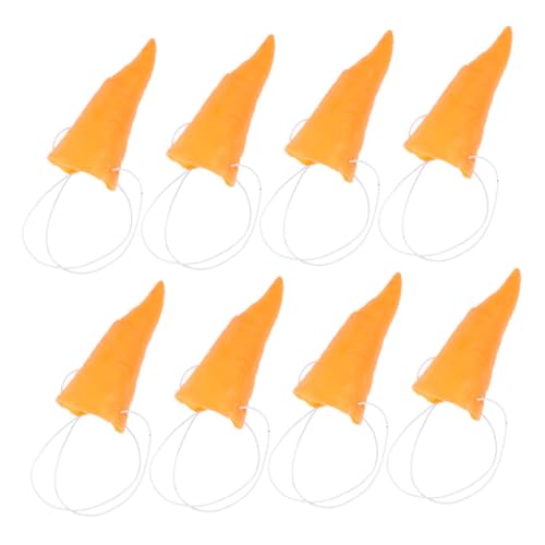Abaodam 8stücke Karottennase Vinyl Für -kostüme Und Lustig Für Fasching Halloween Cosplay Und -bastelprojekte Abaodam 8stücke Karottennase Vinyl Für -kostüme Und Lustig Für Fasching Halloween Cosplay Und -bastelprojekte von Abaodam