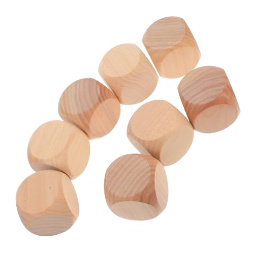 Abaodam 8 Stück Leere spielwürfel Partydekoration brettspiele Gesellschaftsspiele Party Spiele Holzwürfel Farkle leeres Brettspiel Holzblöcke große Holzklötze dados Beige Abaodam 8 Stück Leere spielwürfel Partydekoration brettspiele Gesellschaftsspiele Party Spiele Holzwürfel Farkle leeres Brettspiel Holzblöcke große Holzklötze dados Beige von Abaodam