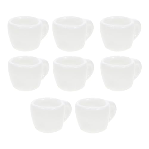 Abaodam 8 Stück Mini-Tasse aus Keramik Küchenzubehör für Puppenstuben Puppenhaus-Teetassen Miniatur-Puppenhauszubehör Mini-Teetasse Miniatur-Zubehör Mini -Kaffeetassen Weiß Abaodam 8 Stück Mini-Tasse aus Keramik Küchenzubehör für Puppenstuben Puppenhaus-Teetassen Miniatur-Puppenhauszubehör Mini-Teetasse Miniatur-Zubehör Mini -Kaffeetassen Weiß von Abaodam