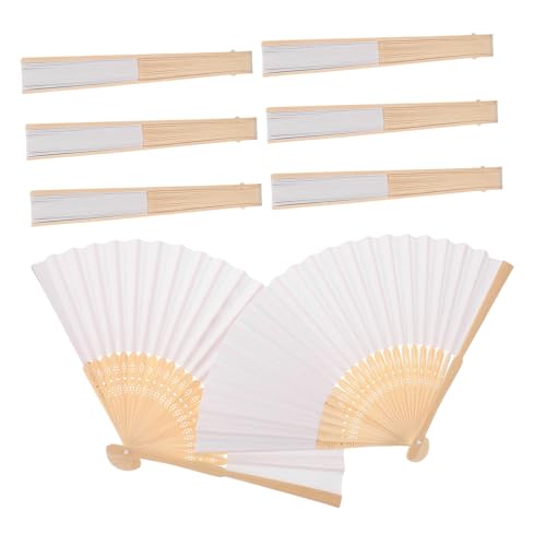 Abaodam 8 Stück Teiliges Blanko Papierfächer mit Bambusrahmen Weiß Leicht und Handlich für DIY Kunstprojekte Sommerparty Gastgeschenke Vielseitig für Basteln und Outdoor Aktivitäten Abaodam 8 Stück Teiliges Blanko Papierfächer mit Bambusrahmen Weiß Leicht und Handlich für DIY Kunstprojekte Sommerparty Gastgeschenke Vielseitig für Basteln und Outdoor Aktivitäten von Abaodam