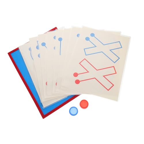 Abaodam 8 Stück Teiliges Gehirnentwicklungs Spielset für Links Rechts Gehirnhälfte Training Hand Auge Koordination Lernspielzeug Kognitive Altersgerechtes Lernspiel für Vorschulkinder von Abaodam