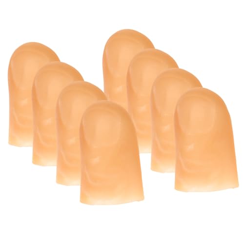 Abaodam 8 Stück Teiliges LED Fingerlicht Superhelle Blinkende Daumenlampen aus Kunststoff Bequem Tragbar Zaubertrick und Partybeleuchtung für Freunde Abaodam 8 Stück Teiliges LED Fingerlicht Superhelle Blinkende Daumenlampen aus Kunststoff Bequem Tragbar Zaubertrick und Partybeleuchtung für Freunde von Abaodam