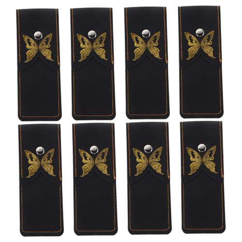 Abaodam 8 Stück Teiliges Leder Messerscheide für Gürtel Wasserfeste Kleine Tasche Vielseitig für Cosplay Bühnenauftritte Martial Arts Zubehör Leichtes Material Schwarz Abaodam 8 Stück Teiliges Leder Messerscheide für Gürtel Wasserfeste Kleine Tasche Vielseitig für Cosplay Bühnenauftritte Martial Arts Zubehör Leichtes Material Schwarz von Abaodam