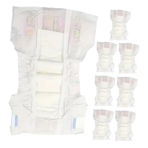 Abaodam 8 Stück Teiliges Mini Puppenwindeln Realistische Neugeborenen Puppen Zubehör Weiche Puppe Unterwäsche für Fördert Spielerisches Lernen und Verantwortungsbewusstes Abaodam 8 Stück Teiliges Mini Puppenwindeln Realistische Neugeborenen Puppen Zubehör Weiche Puppe Unterwäsche für Fördert Spielerisches Lernen und Verantwortungsbewusstes von Abaodam