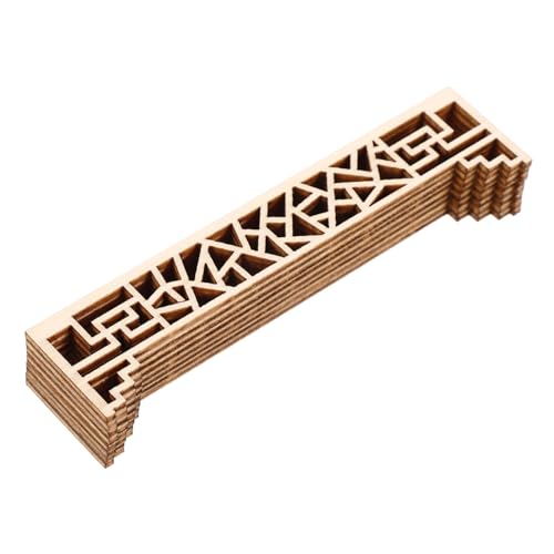 Abaodam 8 Stück Teiliges Miniatur Holzbildschirm Traditionelles Chinesisches Paravent Modell Realistisches Sandtisch Dekoaccessoire Handgefertigte Mini Spielfigur für Puppenhaus und Abaodam 8 Stück Teiliges Miniatur Holzbildschirm Traditionelles Chinesisches Paravent Modell Realistisches Sandtisch Dekoaccessoire Handgefertigte Mini Spielfigur für Puppenhaus und von Abaodam