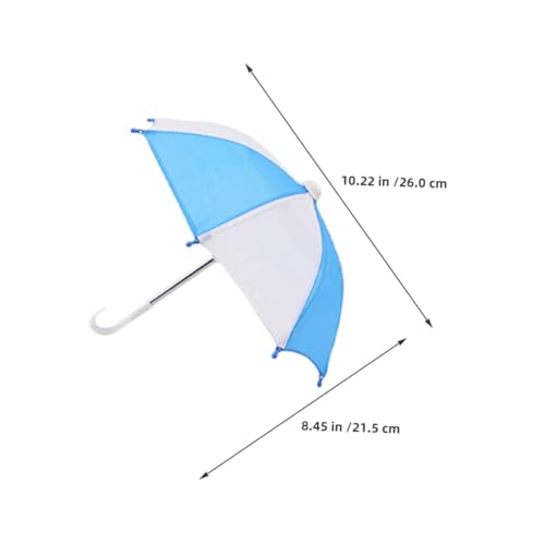 Abaodam 8 Stück Teiliges Miniatur Puppenhaus Regenschirm Farbenfrohe Kleine Sonnenschirme Kindgerechte Miniatur Zubehör für Puppendekoration und Spiel Kompakt und Robust für Sammler von Abaodam