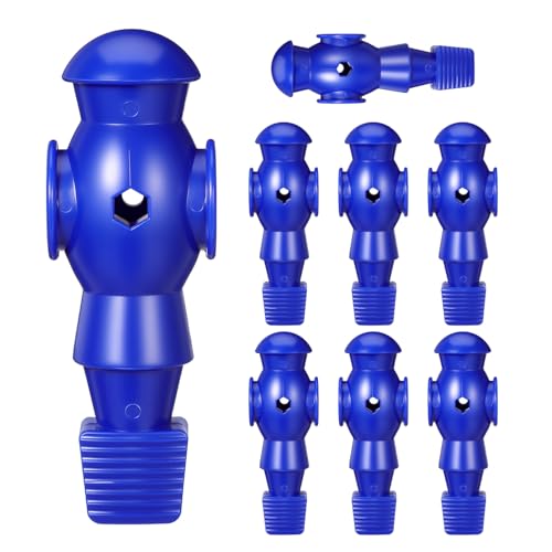 Abaodam 8 Stück Teiliges Resin Tischkicker Spieler Ersatzfiguren Langlebige Fußballspieler Miniaturen aus Robustem Resin für Foosball Tisch Ersatzteile Zubehör von Abaodam
