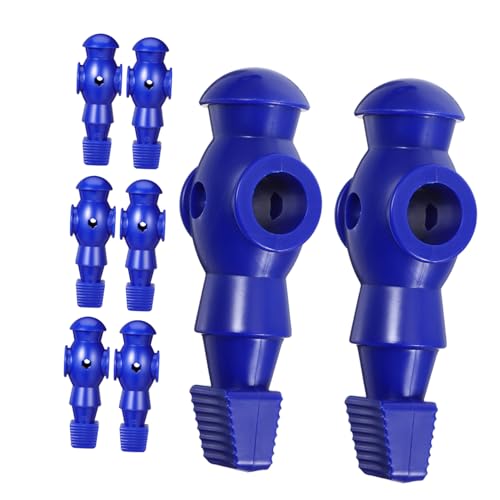 Abaodam 8 Stück Teiliges Robuste Resin Fußballtisch Ersatzspieler Detaillierte Miniatur Figuren für Tischfußball Spiel Zubehör Langlebige Spielfiguren in Blau von Abaodam