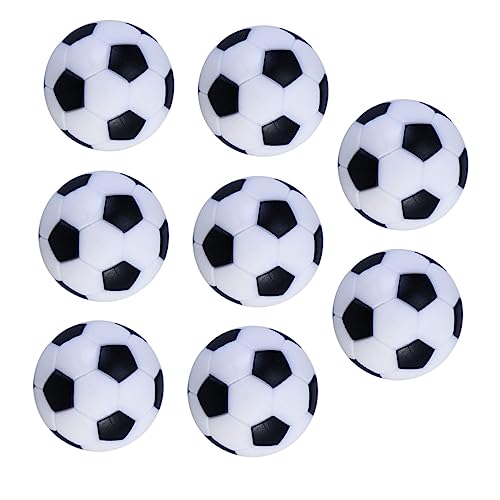 Abaodam 8 Stück Tischfußball Bälle Ersatzbälle für Kicker Robuste Kunststoffkugeln für Tischfußballspiel von Abaodam
