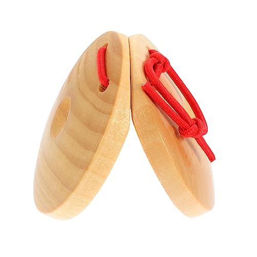Abaodam Umweltfreundliche Kinder-handtrommeln 8 Stück Holzkastagnetten Musikspielzeug Für Die Früherziehung Zu Weihnachten Und Neujahr Abaodam Umweltfreundliche Kinder-handtrommeln 8 Stück Holzkastagnetten Musikspielzeug Für Die Früherziehung Zu Weihnachten Und Neujahr von Abaodam