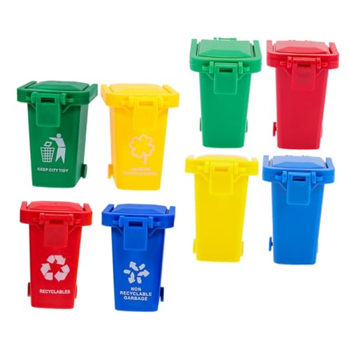 Abaodam 8 Teiliges Mini ülleimer Set Für Den Schreibtisch Praktische Und Dekorative Tischabfalleimer Büro Kinderzimmer Und Küche Kompakte ülltonne Für Abaodam 8 Teiliges Mini ülleimer Set Für Den Schreibtisch Praktische Und Dekorative Tischabfalleimer Büro Kinderzimmer Und Küche Kompakte ülltonne Für von Abaodam