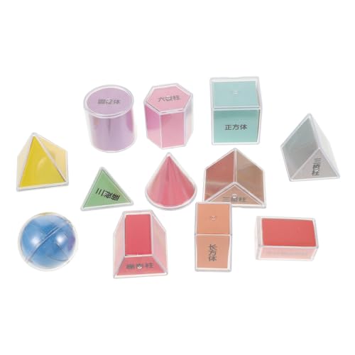 Abaodam 8-Teiliges Set Geometrie-Demomodell lernspielzeug Lehrmittel für Mathematik Mathe-Manipulationsmittel für den Unterricht Volumenmessformen Geometrie für Papier Abaodam 8-Teiliges Set Geometrie-Demomodell lernspielzeug Lehrmittel für Mathematik Mathe-Manipulationsmittel für den Unterricht Volumenmessformen Geometrie für Papier von Abaodam