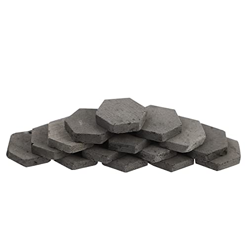 Abaodam 80Stücke Miniatur Ziegelsteine für Feengärten Modellbau und Architektur 1:16 Wand Sicher und Bruchsicher für Sandkasten und Modelleisenbahnen von Abaodam