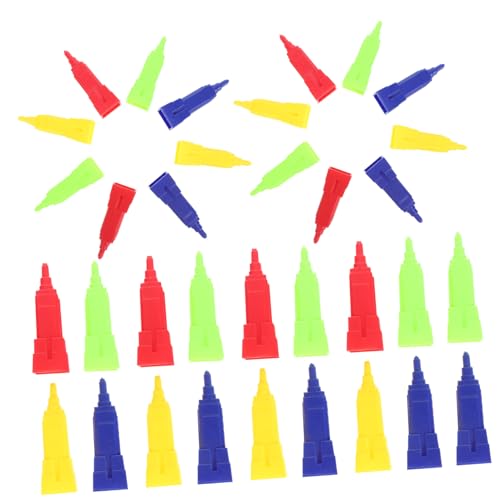 Abaodam 80 Stück Stück Spielsteine Aufkleber-Organizer Spielaufbewahrung -brettspiel Aufbewahrung Für Brettspiele Kartenspielhalter Igel-brettspiel Spielkartenhalter Pracht Plastik von Abaodam