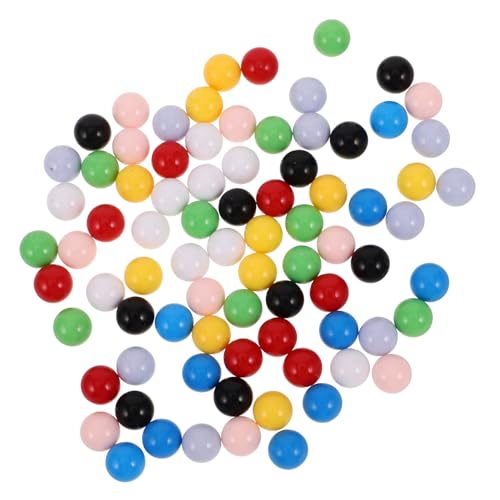 Abaodam 80 Stück Teiliges Einfarbige Spielkugeln für Sichere und Robuste Murmeln als Ersatz für Kugelbahnen Kreatives Lernspielzeug und Mathematisches Fördermaterial von Abaodam