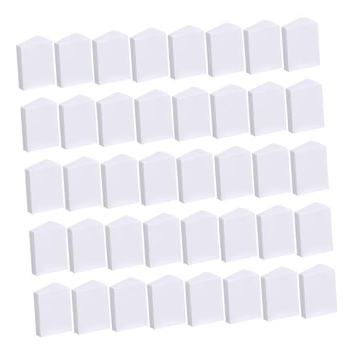 Abaodam 80 Stück Teiliges Miniatur-bücher- Weiße Mini-leerbücher mit Echten zum Umblättern Robuste Puppenhaus-Dekoration Detailgetreue Miniaturbücher für Rollenspiele DIY-basteln von Abaodam