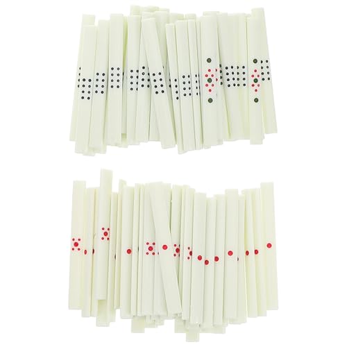 Abaodam 88 Stück Teiliges Mahjong Zählstäbe für Chinesisches Mahjong Präzise Wertungswerkzeuge für Spiele Salons Familienfeiern von Abaodam