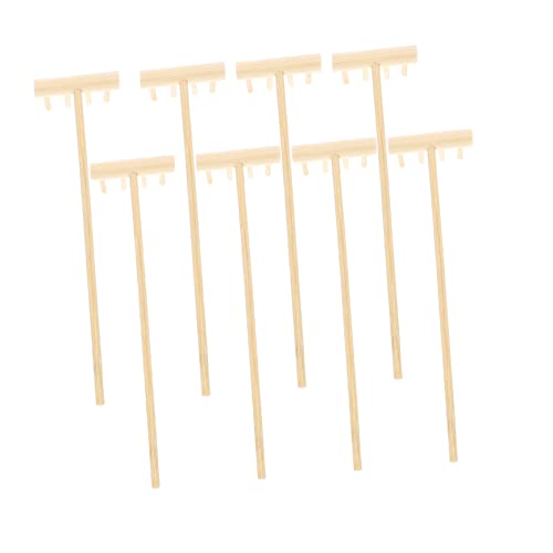 Abaodam 8St Mini-Rechen Mini-Zen-Sandrechen Miniaturgartenwerkzeuge wohnungseinrichtung wohnungsdeko eincremehilfe bastelsets für Tischrechen mit Vier Zinken Sandkasten Rechen Beige Abaodam 8St Mini-Rechen Mini-Zen-Sandrechen Miniaturgartenwerkzeuge wohnungseinrichtung wohnungsdeko eincremehilfe bastelsets für Tischrechen mit Vier Zinken Sandkasten Rechen Beige von Abaodam