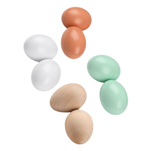 Abaodam 8Stücke Künstliche Holzeier für DIY Bastelprojekte zum Bemalen und Dekorieren für Ostern und Kinderzimmer Helle Farben Dunkelgelb Helles Abaodam 8Stücke Künstliche Holzeier für DIY Bastelprojekte zum Bemalen und Dekorieren für Ostern und Kinderzimmer Helle Farben Dunkelgelb Helles von Abaodam