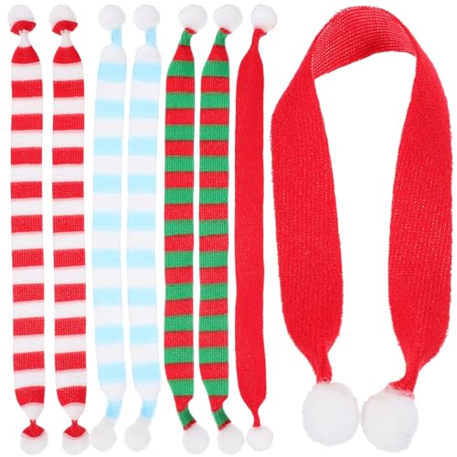 Abaodam 8Stücke Mini Weihnachtsschals Dekorative Puppenschals Für Figuren Schneemänner Und Kleine Spielzeuge Vielseitige Weihnachtsdeko Für Flaschen Und Bastelprojekte Festliches Abaodam 8Stücke Mini Weihnachtsschals Dekorative Puppenschals Für Figuren Schneemänner Und Kleine Spielzeuge Vielseitige Weihnachtsdeko Für Flaschen Und Bastelprojekte Festliches von Abaodam