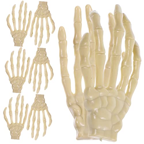 Abaodam 8stücke Teiliges Halloween Skeletthände Deko Realistische Halloween Handdekoration Für Schaurige Partys Garten Und Haus Für Gruselatmosphäre Und Dekoration Abaodam 8stücke Teiliges Halloween Skeletthände Deko Realistische Halloween Handdekoration Für Schaurige Partys Garten Und Haus Für Gruselatmosphäre Und Dekoration von Abaodam