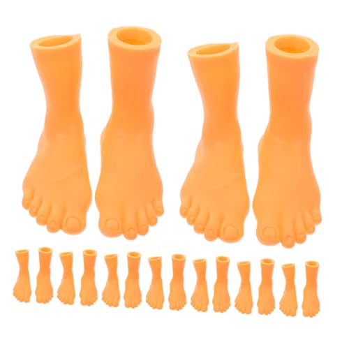 Abaodam 9-Paar-fingerpuppen-Set Mini-falschfüße Für Hände Lernspielzeug Für Kleinkinder Und Vorschulkinder von Abaodam